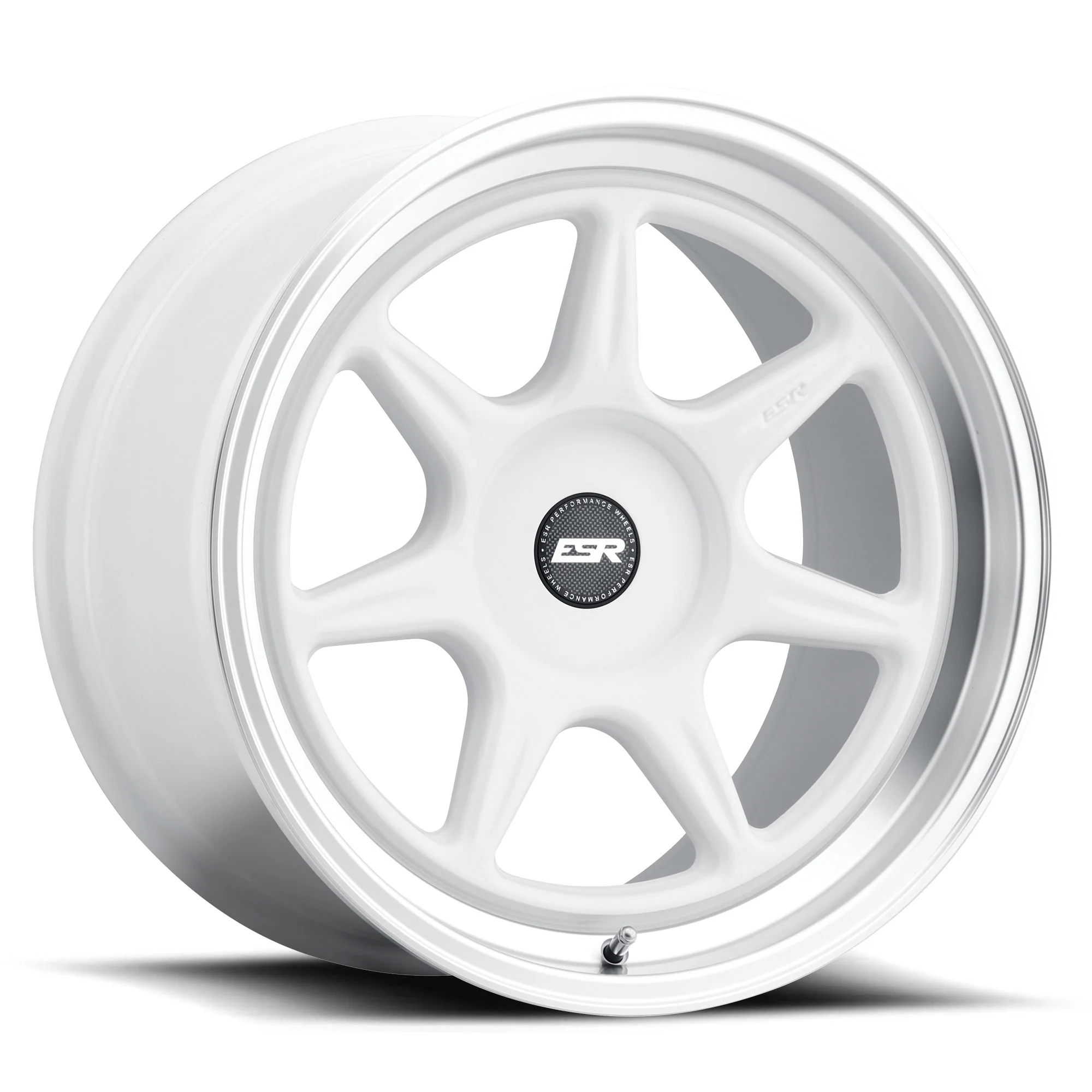 CR7 Gloss White- 18x10.5 +22 5x114.3 72.6 - Image 4